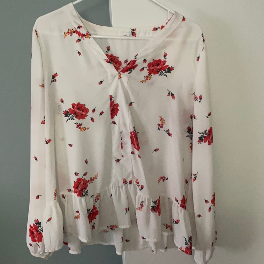 Gap floral blouse